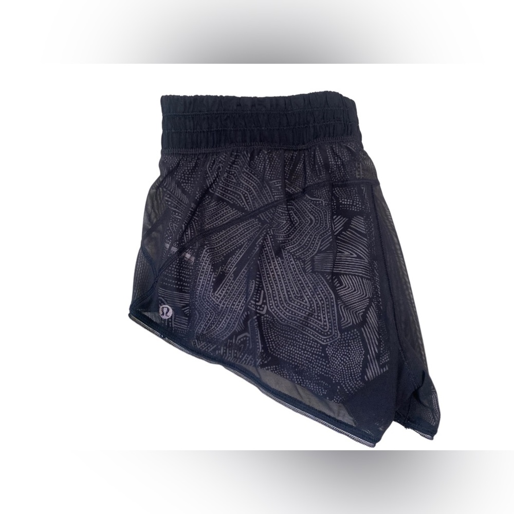 LULULEMON | Lined Mesh Athletic Black & White Sport Shorts